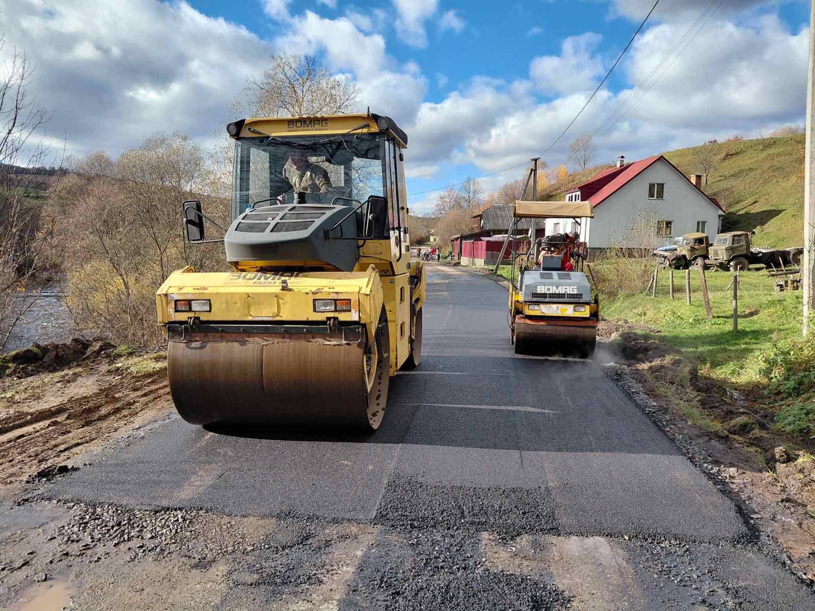 На гірській ділянці Ужгородського району відновлюють автошлях Жорнава – Стужиця